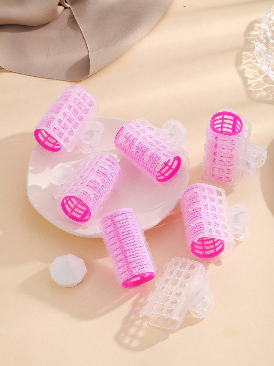 6pcs Hair Rollers Self Grip Set Hairdress Magic Bendy Hair Rollers
