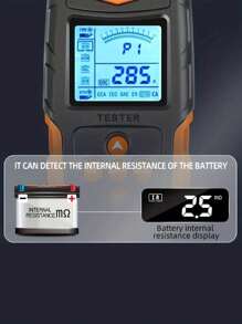 12v和24v電池測試器,電池分析儀測試工具,適用於濕式/gel/sla/洪水/efb/鉛酸/ Agm - 紅色 - 查看 4