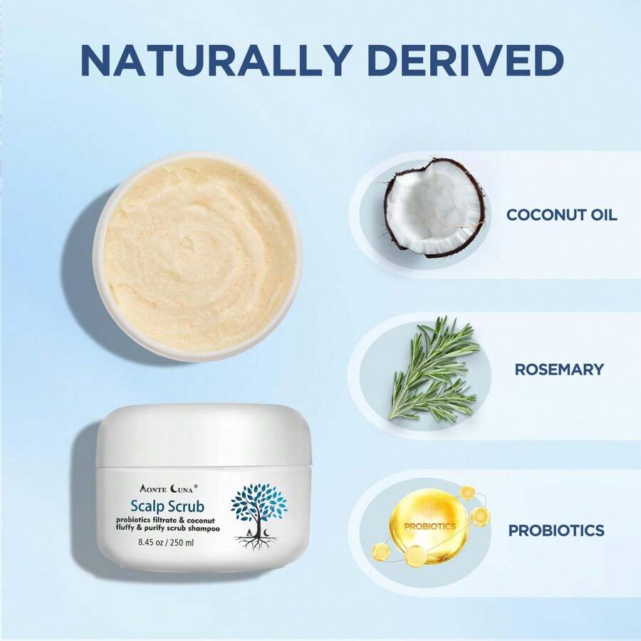 Scalp Scrub Exfoliator, Come With A Massager Itchy Scalp Treatment For