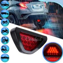 Luz De Freio Brake Light Triangular Modelo Formula F.1 Pisca Para choque