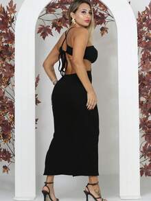 Women Dresses - màu đen - Xem 3