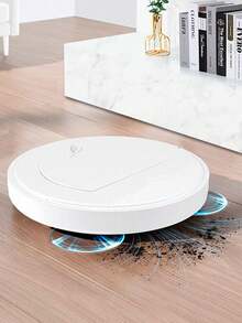 Aspiradora Robot De Barrido Inteligente Automático Recargable Con App - Multicolor - Ver 2