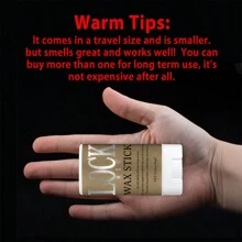 0.56oz/ 16g Hair Wax Stick Smoothing & Slick Stick For Wigs, Non-Greasy Travel Size Styling Pomade Gel For Tames Flyaways Edge Control, Strong Hold Broken Hair Artifact For Texture