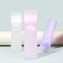 发根梳涂抹器瓶刷染发剂涂抹器带刻度瓶涂抹刷，美发工具，美发产品及配件，理发沙龙美容旅行必备品，头发，旅行，美发产品，美发工具，美发用品，理发师，理发师配件，理发店，美发设备 - 彩色 - 查看 3