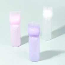 发根梳涂抹器瓶刷染发剂涂抹器带刻度瓶涂抹刷，美发工具，美发产品及配件，理发沙龙美容旅行必备品，头发，旅行，美发产品，美发工具，美发用品，理发师，理发师配件，理发店，美发设备 - 彩色 - 查看 1