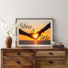 1張有趣的手牽手情人畫廁所藝術搞笑海報印刷復古中世紀壁畫廁所幽默古典裝飾有趣的禮物,創意海報,牆藝壁飾,家居裝飾,帆布藝術,掛牆式不帶框 - 彩色 - 查看 2