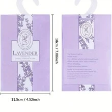 1/4 Pack Lavender Aromatherapy Sachet For Wardrobe - Anti-Mold, Anti-Insect, And Deodorizing - Perfect For Home Decor/Air Fresheners For Home - Multicolor - View 3
