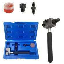 Professional Brake Pipe Flaring Tool 3/16" SAE Hand Held On Car Double Flare Kit - Blue - View 1