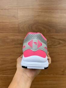 Men Sneakers - 灰色/粉紅色 - 查看 2