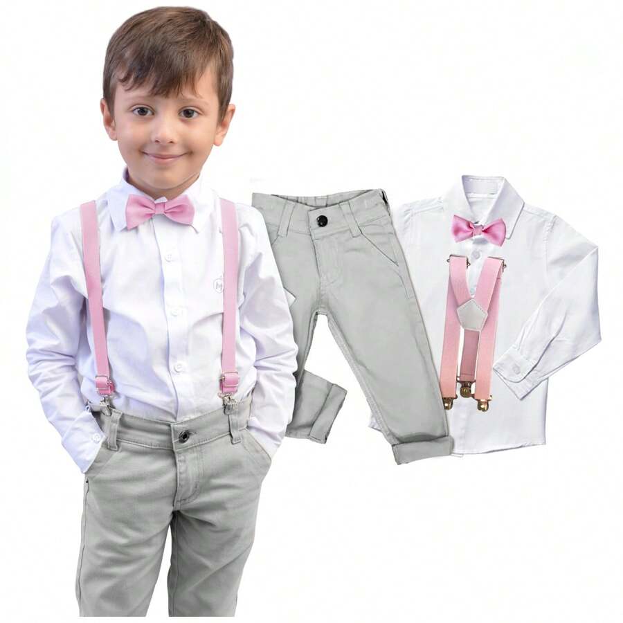 Tween Boys Sets - Baby Pink - View 1