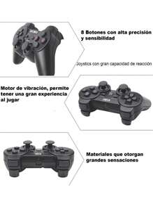 Control Inalambrico Joystick Compatible Con PS3 - Rojo - Ver 4