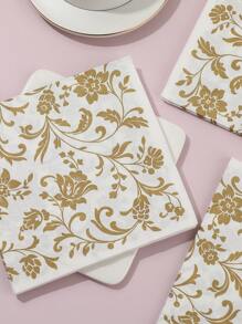 20入組圓點紙巾,一次性餐巾紙,餐廳用紙巾 - 彩色 - 查看 5