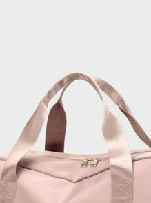 Bolsa de viagem clássica de moda, bolsa de nylon versátil, simples, de cor sólida, para academia, bolsa feminina de fim de semana, com separação seca e molhada, compartimento independente para sapatos, alça de ombro ajustável, bolsa tipo carteiro, adequada para viagens curtas de , viagens, ioga, esportes, fitness.