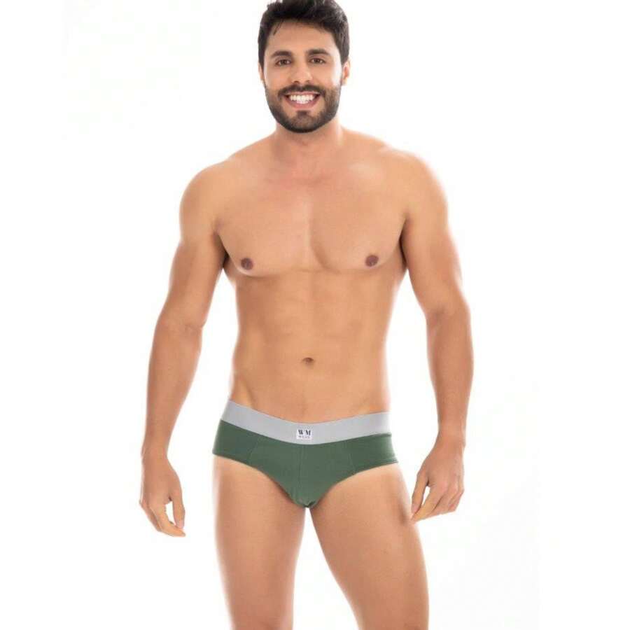 Men Briefs - màu xanh lá - Xem 1