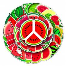 50pcs Cartoon Watermelon Sticker Decals Graffiti Vinyl Self Adhesive Waterproof Stickers, Suitable DIY Suitcase Water Bottle DIY Phonecase Laptop Computer Skateboard Luggage Helmet And More. - Apricot - View 6