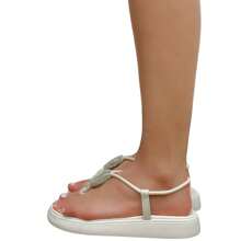 Women Flat Sandals - 白色 - 查看 3