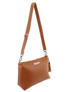 Women Tote Bags - 駝色 - 查看 1