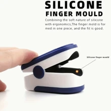 1pc Portable Finger Pulse Oximeter: Heart Rate Monitor -  This Tool Does Not Include Batteries!(Use AAA Battery,Distinguish Between Positive And Negative Battery Terminals )  Christmas, Halloween, Thanksgiving Day Gift