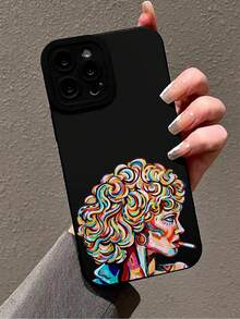 Tranh sơn dầu nghệ thuật Angel Eye Pattern Vỏ điện thoại chống sốc Tương thích với iPhone - Nhiều màu - Xem 3