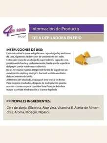 Cera Depiladora En Frío Prosa 4 En 1, Con Cera De Abeja, 220 g. - Blanco - Ver 4