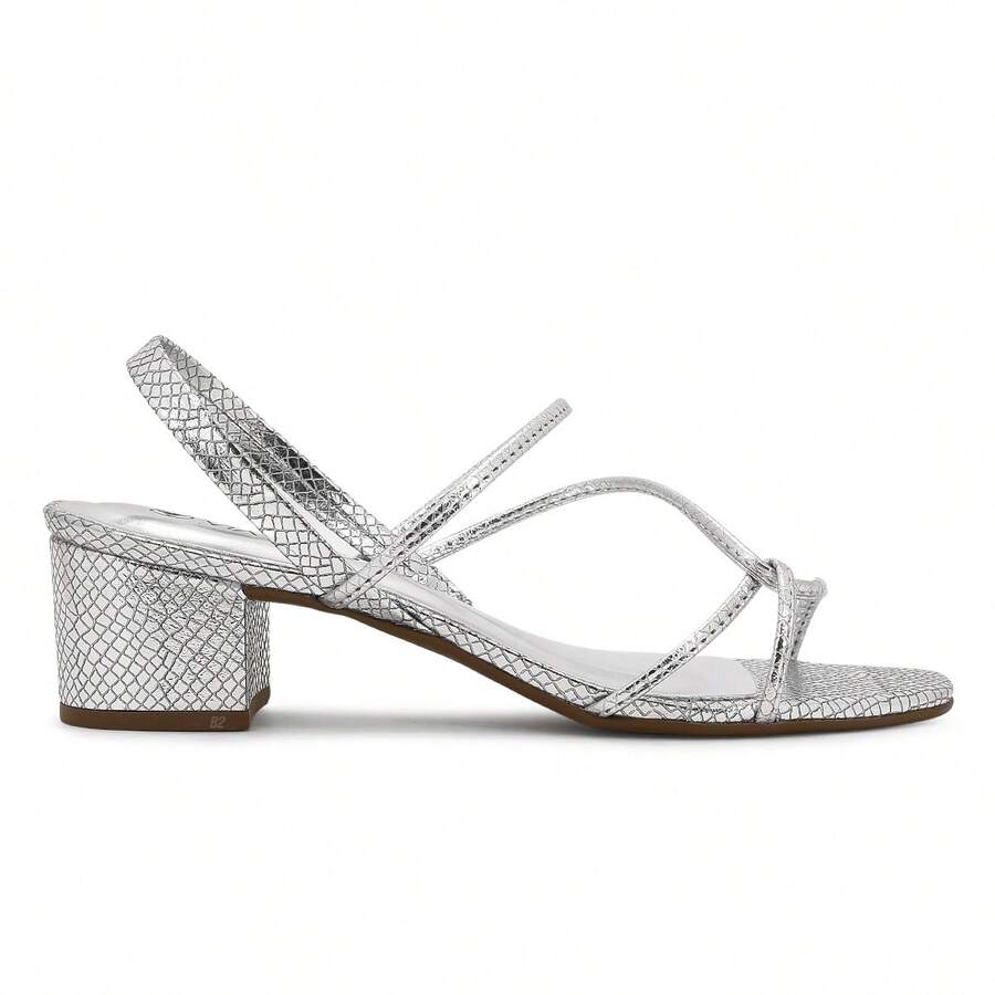 B2 Online Women Heeled Sandals - 銀色 - 查看 1