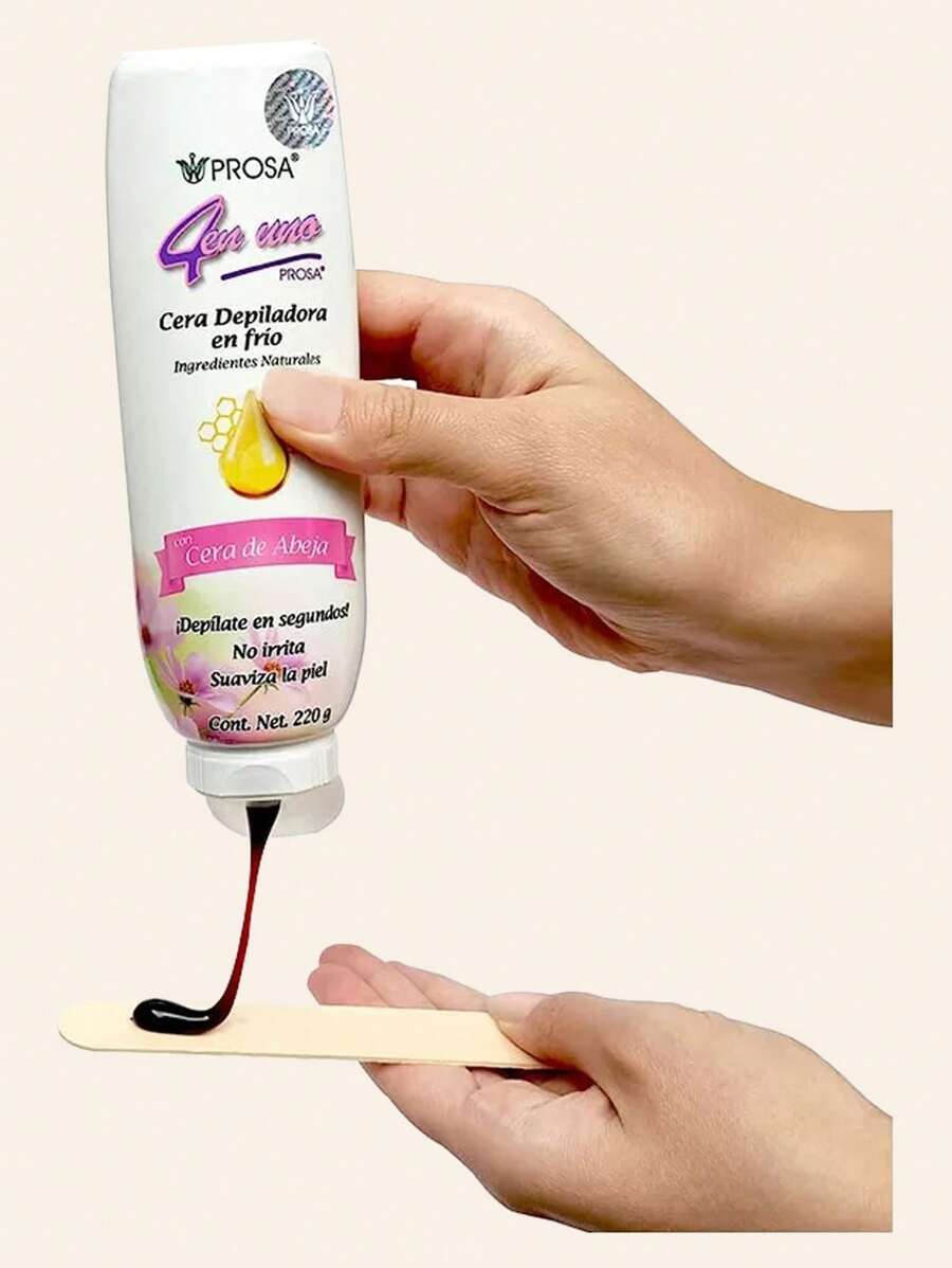 Cera Depiladora En Frío Prosa 4 En 1, Con Cera De Abeja, 220 g. - Blanco - Ver 1