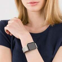 4条兼容表带，柔软硅胶运动表带，适用于 Series Ultra/Ultra 2、10/9/8/7/6/5/4/3/2/1 SE，尺寸：38mm/40mm/41mm/42mm/44mm/45mm/46mm/49mm，男女皆宜