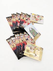 140pcs Anime One Piece Collectible Fishman Island Edition Playing Cards - Yellow - View 3