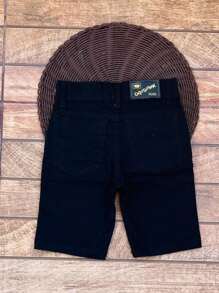 Bermuda Infantil de Brim Masculina Moda Fashion Kids Verão