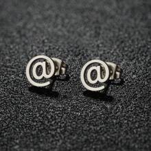 1 Pair New Stainless Steel Geometric  Stud Earrings For Women Everyday Tiny Moon Star Earrings Birthday Gift Jewelry