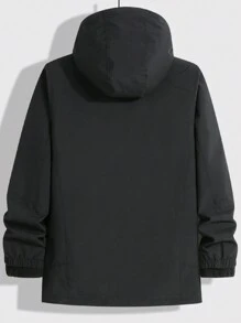 YOMEGO Veste résistante à l'eau et coupe-vent pour hommes, manteaux d'extérieur avec doublure amovible en velours de renard argenté, manteau pratique pour un seul port, parka chaude avec capuche pour une protection ultime contre la neige, convient pour la randonnée, l'alpinisme, le cyclisme et le camping