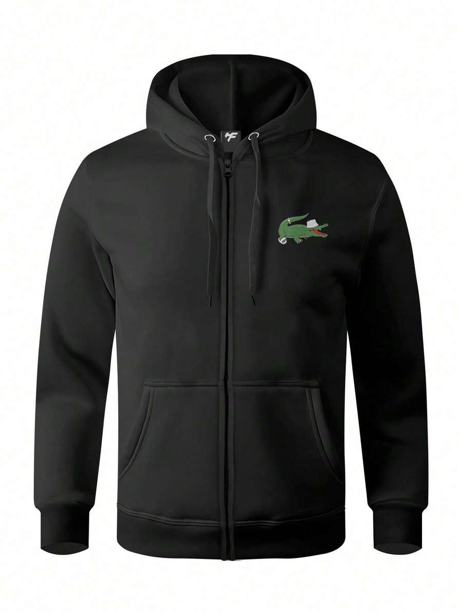 Men Sweatshirts - 黑色 - 查看 1