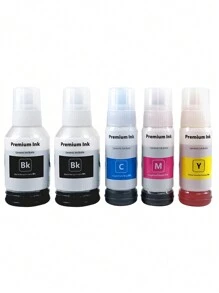 Kamo 104 102 103 Tinte Multipack Compatible With Epson 104 102 103 Tintenflasche, Für EcoTank ET-4750 ET-3750 ET-2750 ET-2700 ET-15000 ET-4700 ET-2710 ET-2720 L5190 L3160 L3156 L3150 L3116 L3110 L1110 - 2x Black, 1x Cyan, 1x Magenta, 1x Yellow - 查看 2