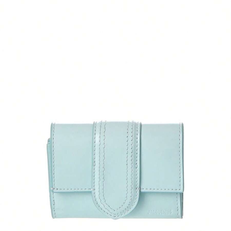 Jacquemus Jacquemus Le Compact Bambino Leather French Wallet | SHEIN USA