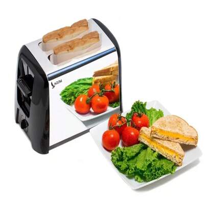 Tostadora 750w Lagom Toster Bh-002 Mini Horno 2 Rebanadas Extra Ancha 6 Ajustes De Temperatura Tostado Uniforme Rapido Acero Inoxidable Facil De Limpiar Libre De Bpa Para Bagel Pan Desayuno Y Merienda