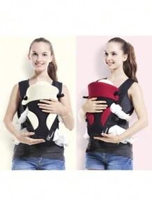 1pc Three-In-One Popular Khaki Baby Carrier, Suitable For Daily Use