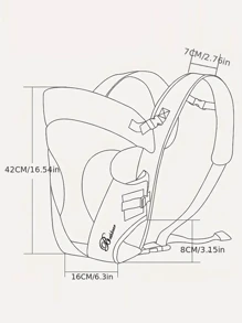 1pc Three-In-One Popular Khaki Baby Carrier, Suitable For Daily Use