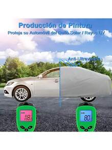 Waterproof Cover For Car Protection Against Rain And Dust Large Size - Grey - View 4
