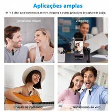 BOYA BY-V2 Professional Wireless Lavalier Mini Microphone Compatible With IPhone IPad Live Broadcast Gaming Recording Interview Vlog - BY-v2-iphone - View 5