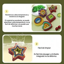 Cortador de galletas, Set molde de galleta  Herramienta Para Hornear Pasteles, Accesorio De Cocina Para Hacerlo Tú Mismo - B - Ver 2