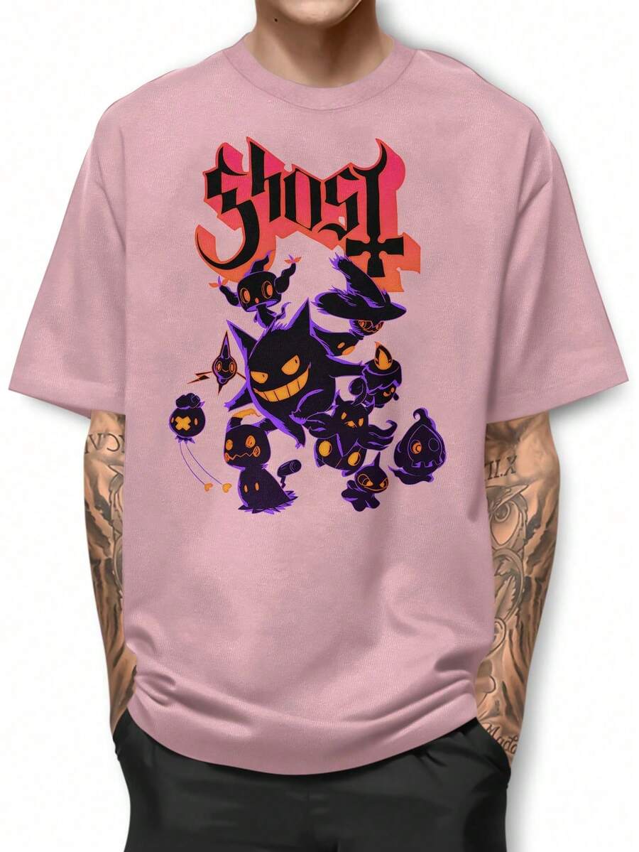 Men T-Shirts - Màu Hồng baby - Xem 1