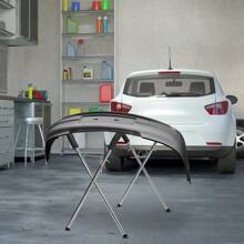 Foldaway Body Shop Trestle Table Panel Stand Adjustable Bumper Panelstand - Black - View 6