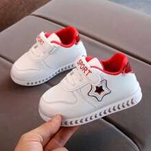 TENIS PARA NIÑAS Y NIÑOS CON LUCES - Blanco - Ver 2