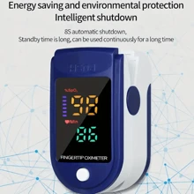 1pc Portable Finger Pulse Oximeter: Heart Rate Monitor -  This Tool Does Not Include Batteries!(Use AAA Battery,Distinguish Between Positive And Negative Battery Terminals )  Christmas, Halloween, Thanksgiving Day Gift