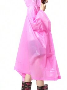 1pc Thickened Waterproof Eva Hiking Raincoat, Unisex Multifunctional Raincoat For Hiking With Transparent Design For Men And Women, Waterproof Camping Poncho For Backpacking For School,Office,Household,Travel, Back To School Supplies Summer Cooling,Beach,Travel