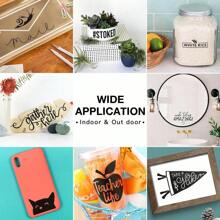 HTVRONT Adhesive Vinyl Roll - 12" X 10ft Permanent Black Adhesive Vinyl Rolls For Craft Projects,Signs,Scrapbooking - Coral Orange - View 3