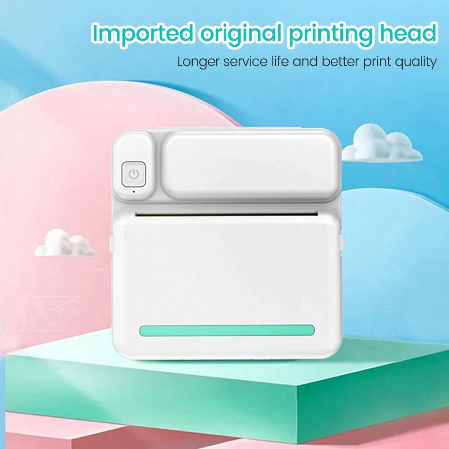 Portable Mini Label Printer Photo Thermal Adhesive Labels Printers ...