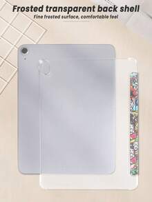 Ốp lưng máy tính bảng làm từ chất liệu Acrylic trong suốt, mờ, có họa tiết Graffiti, bền và chống trầy xước, chân đế đa góc có thể điều chỉnh, khóa từ với chức năng tự động ngủ/thức, thiết kế họa tiết Graffiti và kinh dị cá nhân, tương thích với iPad - Nhiều màu - Xem 4