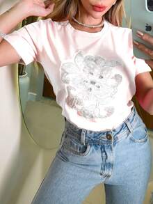 Women T-Shirts - 白色 - 查看 2
