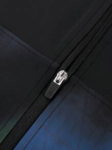 Annil Tween Girl Spring And Autumn Sports Style Elastic Quick Drying Hooded Coat Pink - Black - View 4